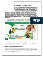 Click Here For Official Site Natures Method CBD Oil France
