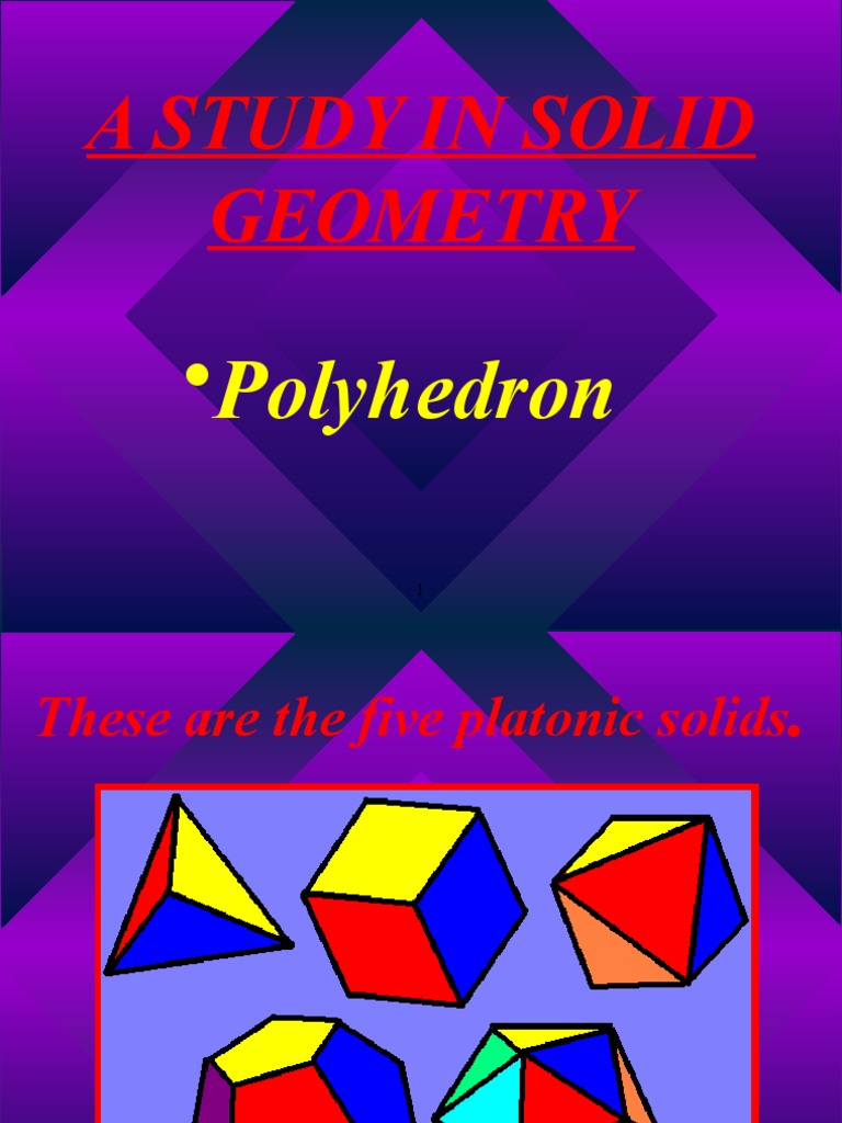 A Study in Solid Geometry | PDF | Science & Mathematics