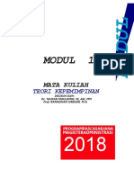 Modul 12 Kepemimpinan Dengan Budaya Barat Dan Kearifan Lokal Final