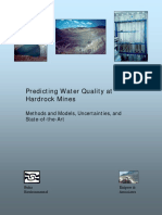 Predict Water Quality Hard Rock Mines 1