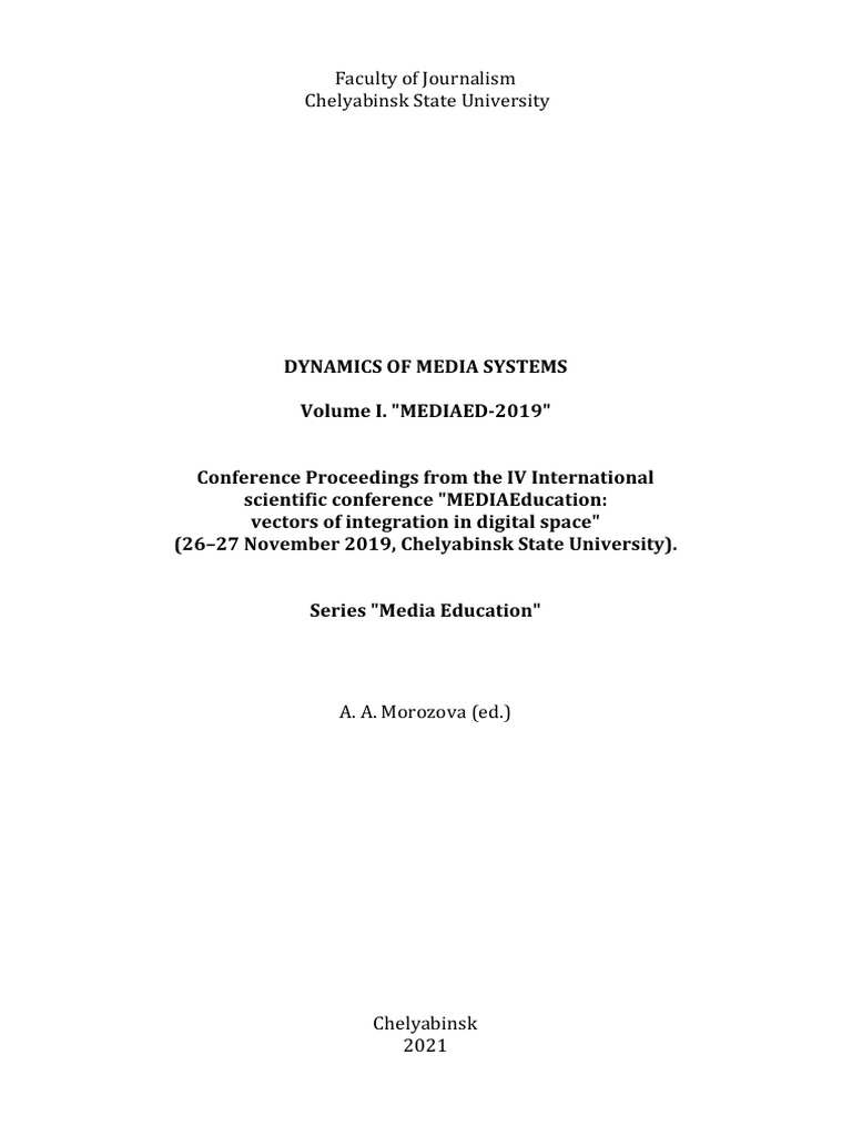 WOS Mediaobrazovanie 2019 PDF Target Audience Magazines 