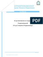 Computer Science Department: Lab Manual