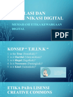 Simulasi Dan Komunikasi Digital (Memahami Etika Kewargaan Digital)