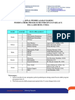 Jadwal Daring SKS