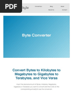 Byte Converter - Bytes To KB To MB To GB To TB (Calculator) - Whatsabyte