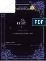 Ethics 101 Final Requirements
