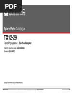 Parts Catalogue For Pramac tx1229-35