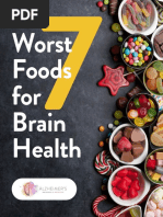 Worst Foods For Health Brain