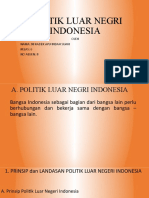 Politik Luar Negri Indonesia
