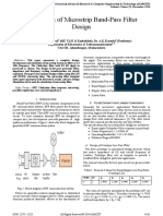 Realization of Microstrip Band-Pass Filter