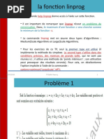 TP linprog