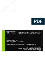 Modul 3 Fotogrametri Jarak Dekat