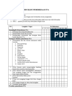 Checklist Pemeriksaan Iva