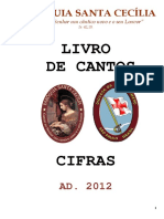 Livros de Canto Cifras 2012