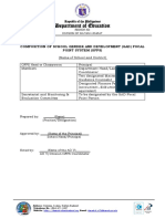 Composition of School GAD Focal Point System GFPS Template