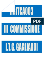 III Commissione Gagliardi