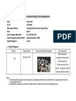 Contoh Laporan Progres Kegiatan Mingguan