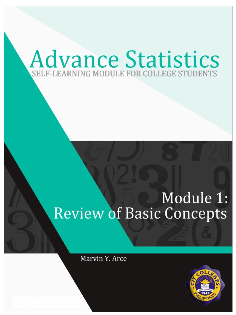 Statistics Self-Learning Module | PDF | Level Of Measurement | Sampling ...