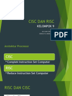 CISC dan RISC Arsitektur Prosesor