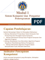 Pertemuan 1 Sistem Komputer