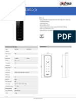 ASR1201D ASR1201D-D: Slim Water-Proof RFID Reader