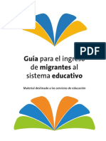 Guía para El Ingreso de Migrantes Al Sistema Educativo