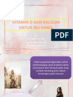 VITAMIN D DAN KALSIUM UNTUK IBU HAMIL