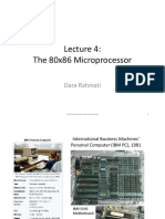 The 80x86 Microprocessor: Dara Rahmati