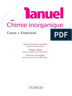 Chimie Inorganique: Cours + Exercices