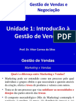 Unidade 1 - Introdução à Gestão de Vendas