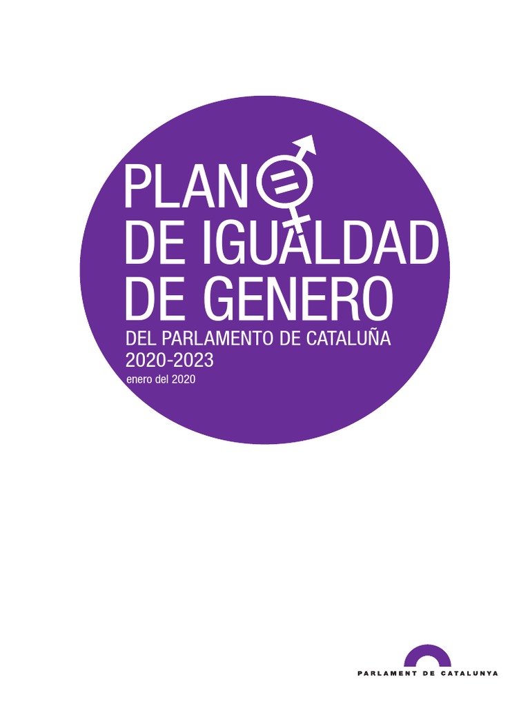 PlaN de Igualdad de Género 2020-2023 | PDF | Igualdad de género ...