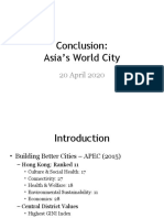 Conclusion: Asia's World City: 20 April 2020
