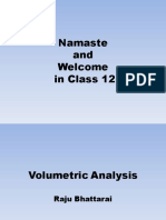 Volumetric Analysis Theory PDF