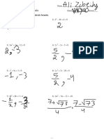 Quadratic Formula R