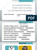 Konsep Esensial Bidang Ekonomi