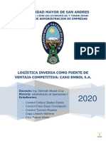 Logistica Inversa Como Fuente de Ventaja Competitiva - Caso Embol Sa - Grupo 3