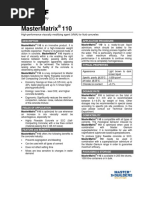 Mastermatrix 110: High-Performance Viscosity Modifying Agent (Vma) For Fluid Concretes