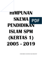 Pendidikan Islam Skema Himpunan Soalan 2005-2019 K1
