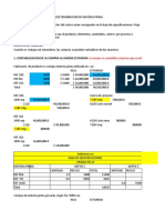 Predeterminacion de Materia Prima - Compras - Febreo 23