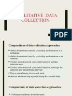 Qualitative Data Collection