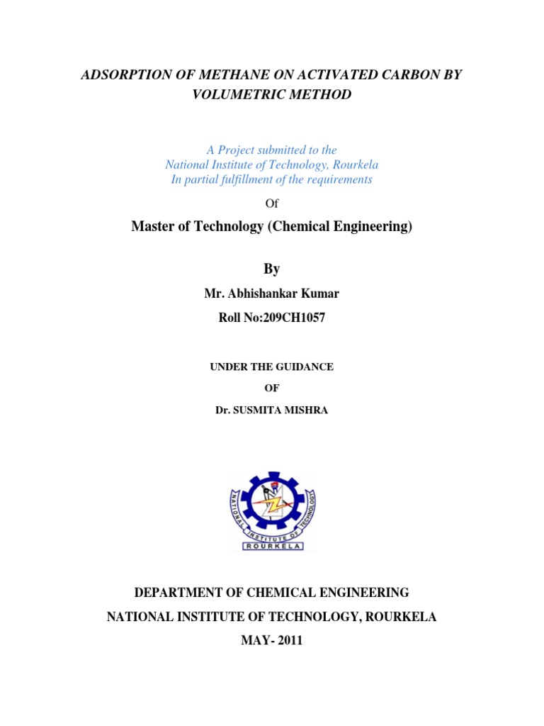 Methane Adsorption on Activated Carbon | PDF | Adsorption | Natural Gas
