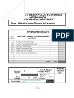 Sociedad Y Desarrollo Sostenible: "Monografía / Infografía"