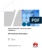 RTN 950 IDU Hardware Description (V100R001C01 - 01)