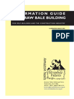 Information Guide To Straw Bale Building: For Self-Builders and The Construction Industry