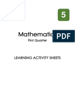 Grade 5 Mathematics Final