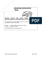 System Engineering Automotive Application Note - Electronic Throttle Control with Smart Power Bridges and Microcontrollers