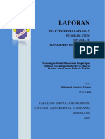 Halaman Pengesahan & Daftar Isi Laporan Magang (Muhammad Irvan Arya Pratama 0019)