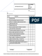 HSE FRM-29 Scaffolding Audit Check List