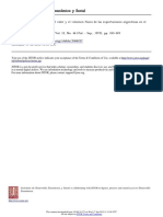 Crecimiento e inestabilidad del valor y el volumen físico de las exportaciones argentinas en el período 1864-1963