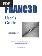 FRANC3D V7.4 Users Guide